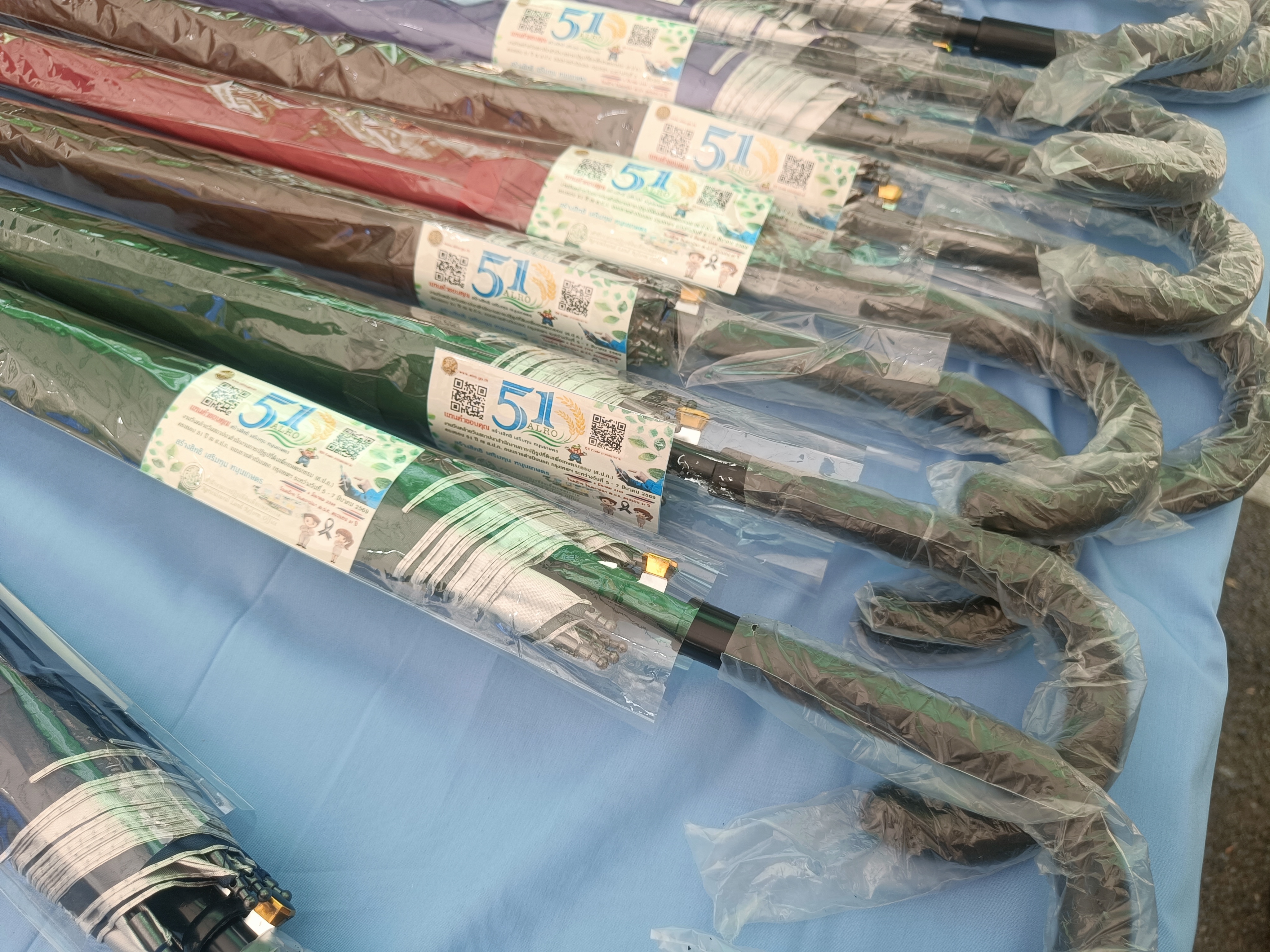 title - คณะทำงานฝ่ายติดตามประเมินผลการจัดงาน วันคล้ายวันสถาปนาสำนักงานการปฏิรูปที่ดินเพื่อเกษตรกรรม (ส.ป.ก.) ครบรอบ 51 ปี เปิดตั้งจุดให้ผู้ร่วมงานได้ร่วมสนุก เล่นเกมส์ และตอบแบบประเมินผลการจัดงาน ผ่านระบบออนไลน์